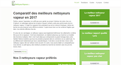 Desktop Screenshot of nettoyeurvapeur.biz